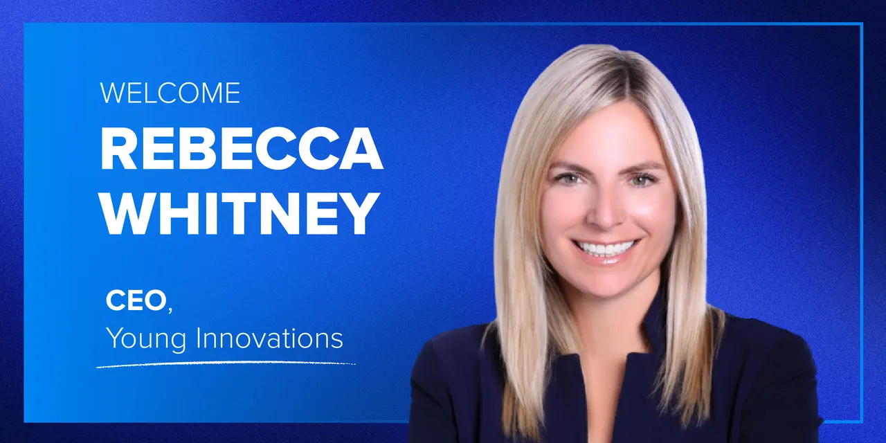 rebecca-whitney-ceo-announcement-graphic-600-x-300 Young Innovations